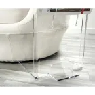 Coffee table in transparent PMMA designed by Quero Vas Viadurini