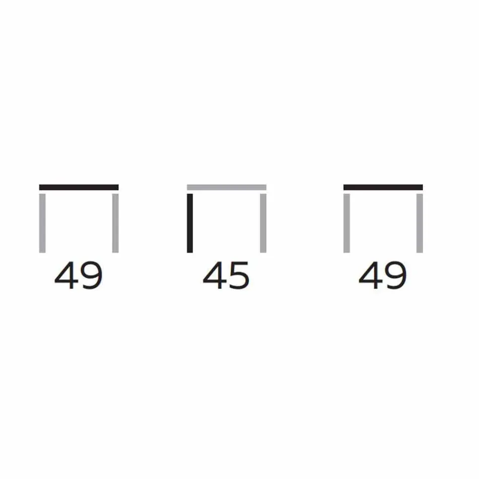 Modern Coffee Table with Round Top in Gres Made in Italy - Stuttgart Viadurini