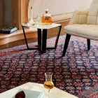 Modern Coffee Table in Gres and Beech Wood Made in Italy - Titanic Viadurini