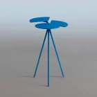 Modern Coffee Table in Colored Sheet of Originae Design - Ladybug Viadurini