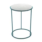 Modern Round Coffee Table in High Quality Metal and Marble - Raphael Viadurini