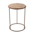 Modern Round Coffee Table in Metal and High Quality Marble - Raphael