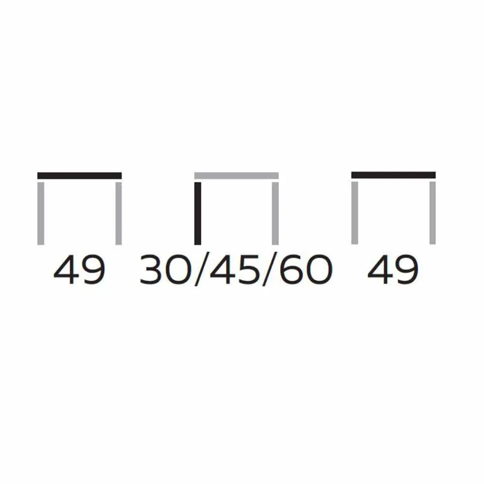 Square Coffee Table in Gres with Metal Base Made in Italy - Albert Viadurini