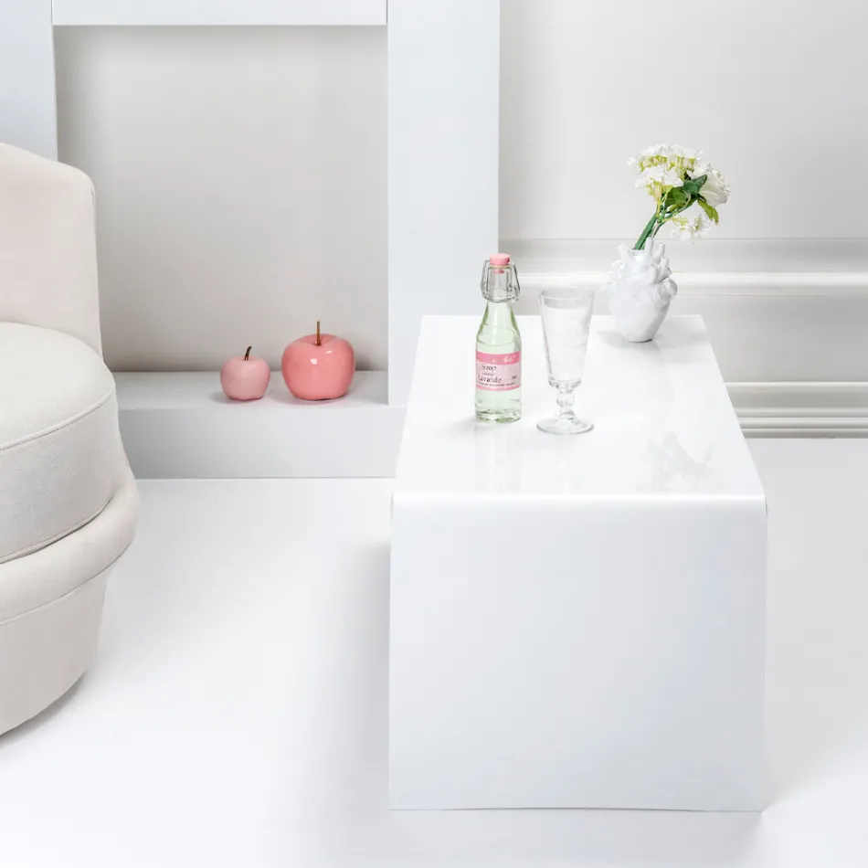 Coffee Table Made of Plexiglass Made in Italy - Jasmine Viadurini