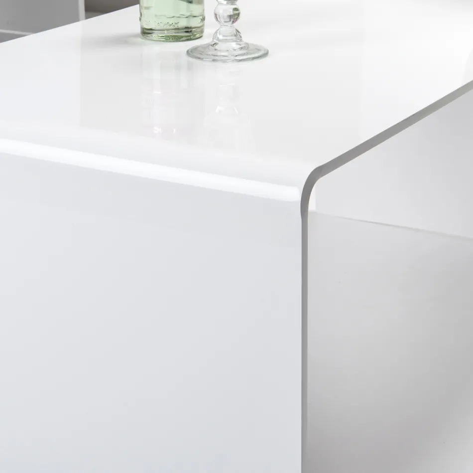 Coffee Table Made of Plexiglass Made in Italy - Jasmine Viadurini