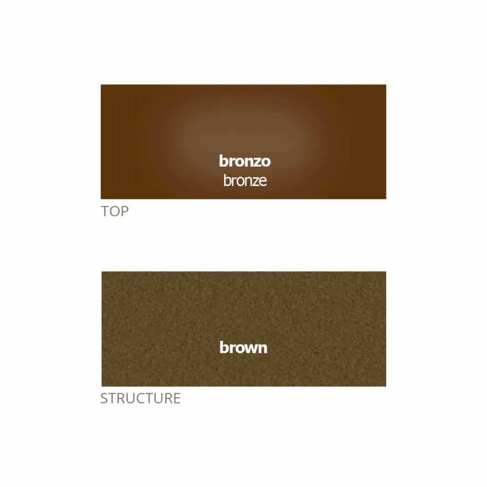 Round Coffee Table with Crystal Top Made in Italy - Indio Viadurini