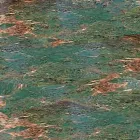 Round Coffee Table in Gres and Modern Metal Made in Italy - Albert Viadurini