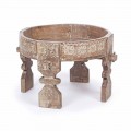 Homemotion Rustic Style Coffee Table in Mango Wood - Sania