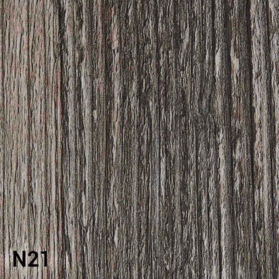 Transformable Coffee Table in Wood and Metal Made in Italy - Patroclus Viadurini