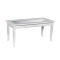 Living room coffee table with glass noticeboard Made in Italy - Demetra