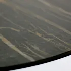 Coffee Table in Steel and Porcelain Stoneware Made in Italy - Aspira Viadurini