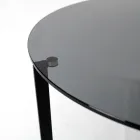 Coffee Table in Steel and Glass Made in Italy - Aspira Viadurini