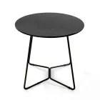 Round Coffee Table with Porcelain Stoneware Top Made in Italy - Paini Viadurini