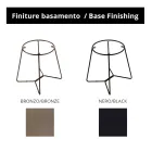 Round Coffee Table with Glass Top Made in Italy - Paini Viadurini