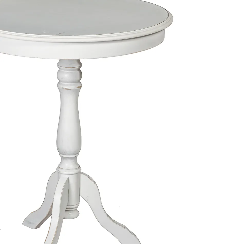 Round Living Room Coffee Table in Different Finishes Made in Italy - Eracle Viadurini