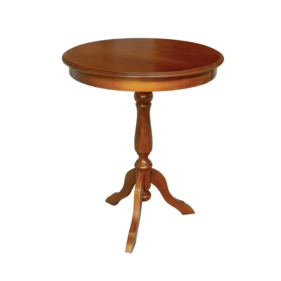 Round Living Room Coffee Table in Different Finishes Made in Italy - Eracle Viadurini