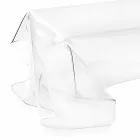 Contemporary transparent design plexiglass coffee table draped in Asia Viadurini