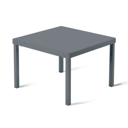 Stackable Garden Coffee Table in Galvanized Steel Made in Italy - Aberdeen Viadurini