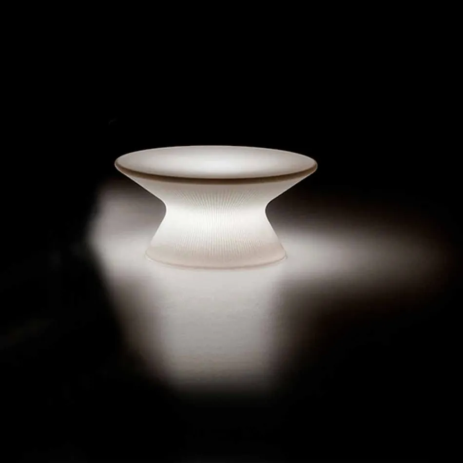 Luminous Outdoor Coffee Table in Polypropylene with LED Made in Italy - Desmond Viadurini
