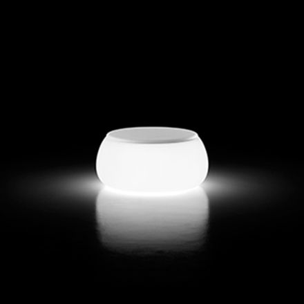 Bright Round Garden Coffee Table in Polyethylene Made in Italy - Tibaldo Viadurini