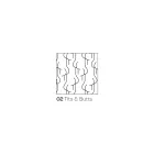 Transparent Acrylic Led Luminous Coffee Table Laser Engraved Decor - Robiola Viadurini