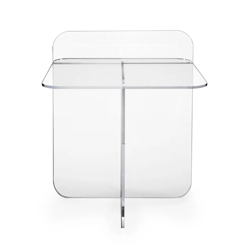 Modern Plexiglass Living Room Coffee Table Made in Italy - Ariel Viadurini