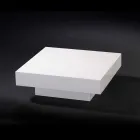 Contemporary wooden coffee table covered in methacrylate Loft Cadeau Viadurini