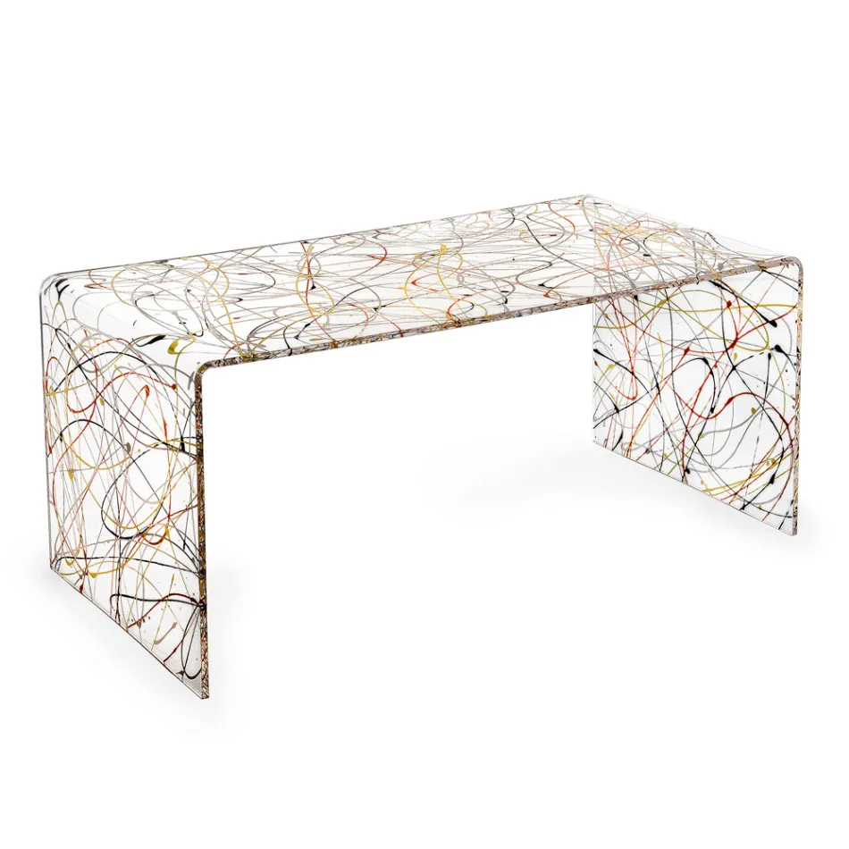 Modern Plexiglass Coffee Table Made in Italy - Vichy Viadurini