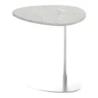 Coffee Table for Living Room in Metal and Marquinia Marble, Luxury Design - Yassine Viadurini