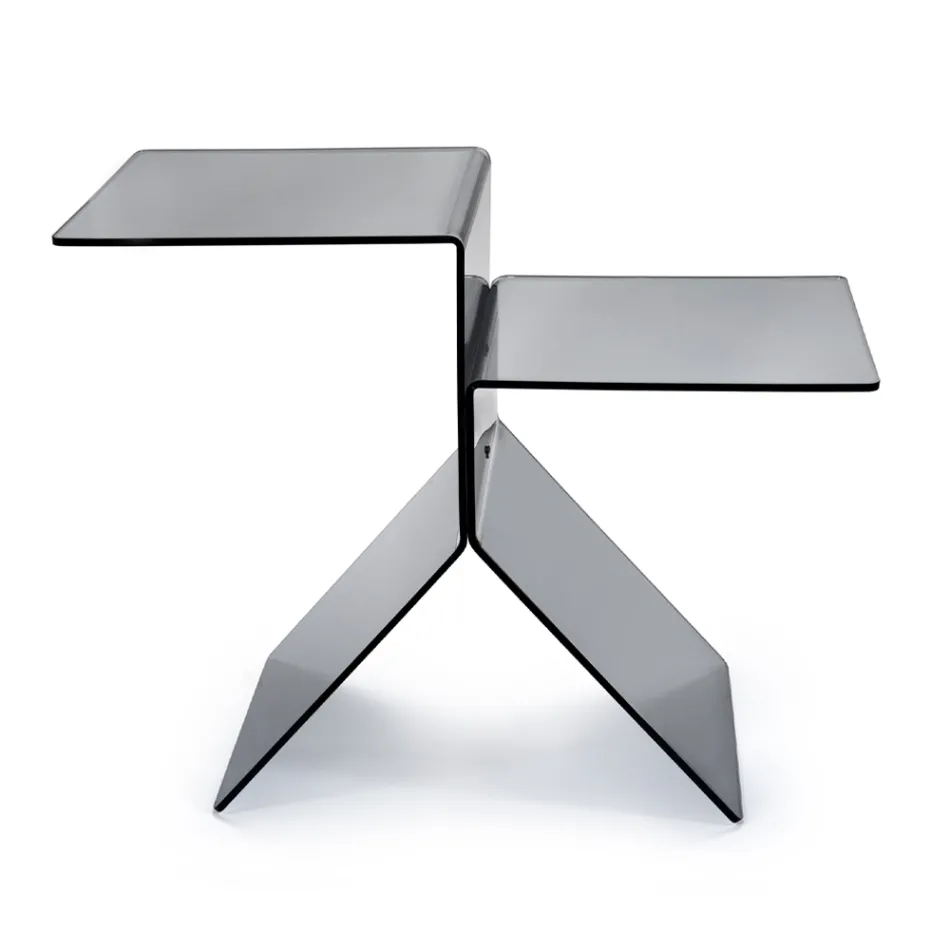 Transparent Colored Plexiglass Coffee Table for Living Room Made in Italy - Kamon Viadurini