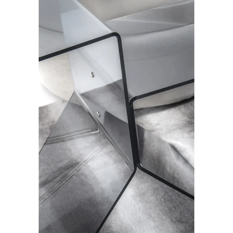 Transparent Colored Plexiglass Coffee Table for Living Room Made in Italy - Kamon Viadurini