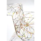 Transparent Colored Plexiglass Coffee Table for Living Room Made in Italy - Kamon Viadurini