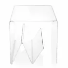 Modern design coffee table / magazine rack, in Cavour plexiglass Viadurini