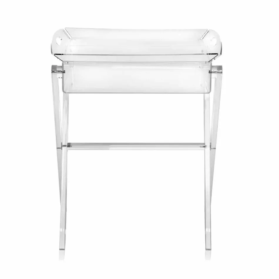 Olivia made of transparent design coffee table made in Italy Viadurini