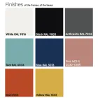 Coffee Table with Round Solid Wood Top Made in Italy - Makino Viadurini