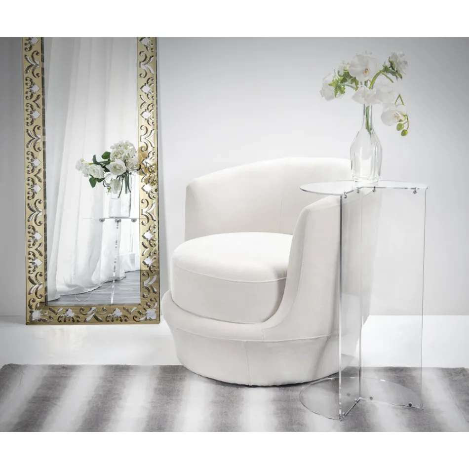 Transparent or Colored Plexiglass Coffee Table Made in Italy - Tabli Viadurini