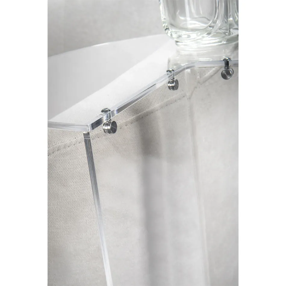 Transparent or Colored Plexiglass Coffee Table Made in Italy - Tabli Viadurini