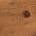 Round Coffee Table in Recycled Wood and Steel White or Gray - Genoveffa Viadurini