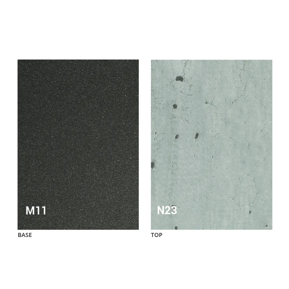 Transformable Coffee Table with Wooden Top and Metal Base Made in Italy - Peach Viadurini