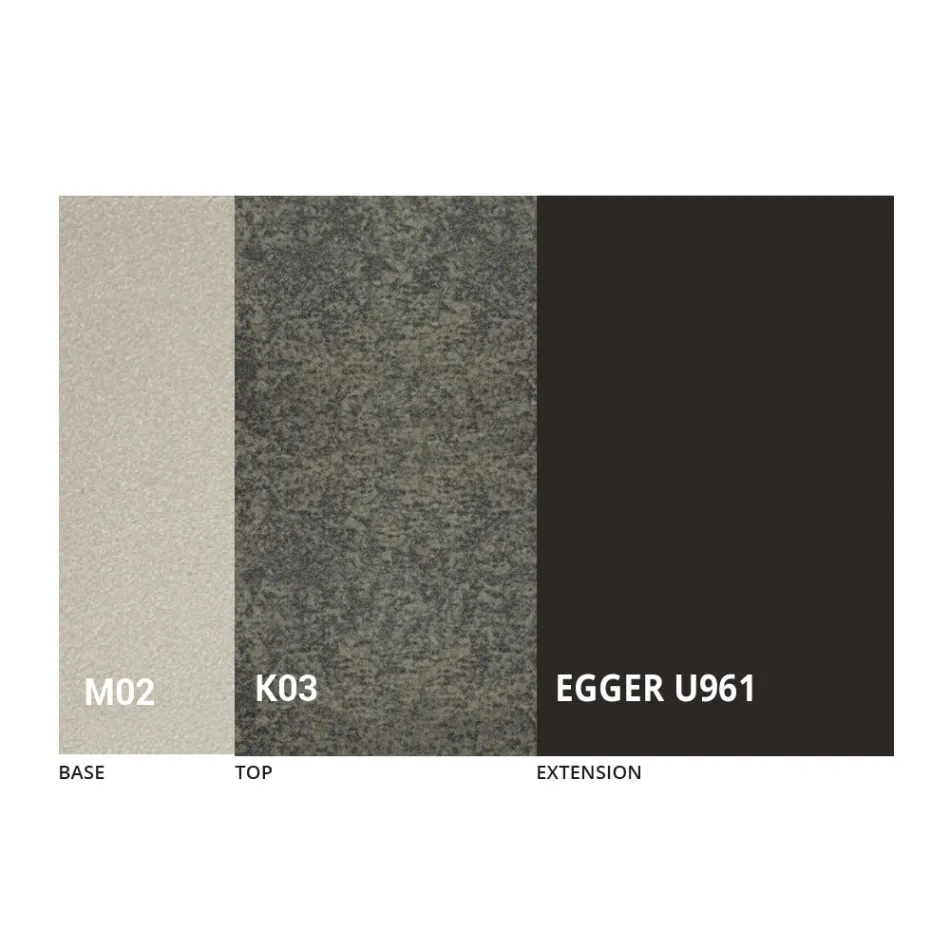 Transformable Coffee Table in Metal and Ceramic Design Made in Italy - Saturn Viadurini