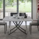Transformable Coffee Table in Wooden Dining Table Made in Italy - Aikido Viadurini