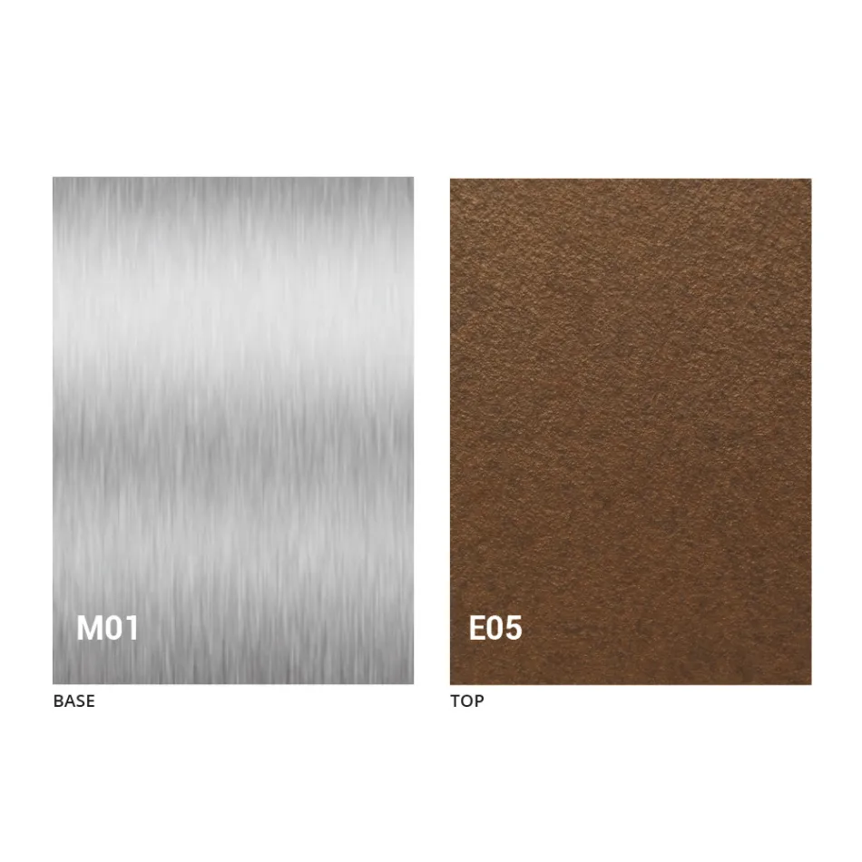 Modern Transformable Coffee Table, Mortar Effect Top Made in Italy - Salomon Viadurini