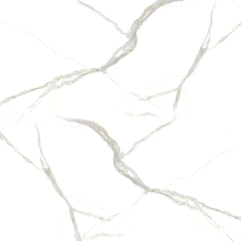 Tulip Coffee Table Eero Saarinen H 41 in Calacatta Michelangelo Ceramic Viadurini