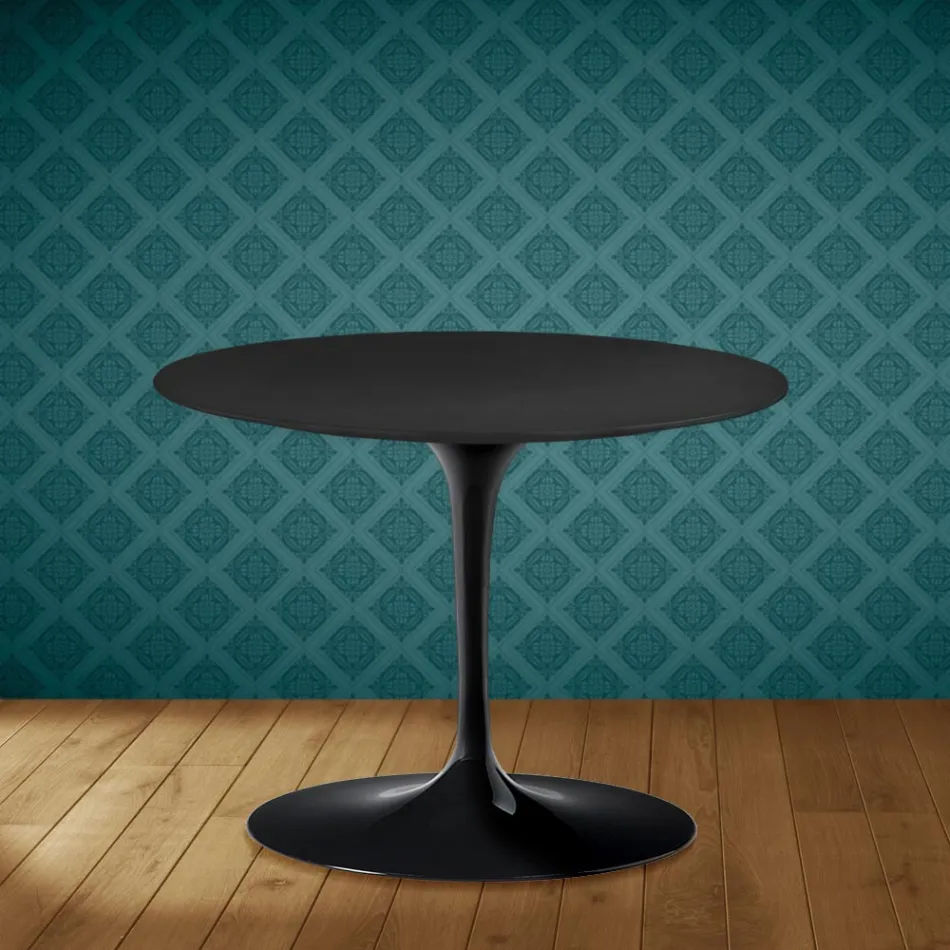 Eero Saarinen Tulip Coffee Table H 41 in Domoos Ceramic Made in Italy - Scarlet Viadurini