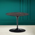 Tulip Eero Saarinen H 41 Coffee Table in Ceramic Noir Desire Made in Italy - Scarlet