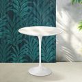 Saarinen Tulip Coffee Table H 52 cm in Florim Calacatta Gold Gloss Ceramic - Scarlet