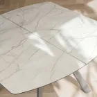 Extendable Barrel Table to 170 cm in Stratified HPL - Convivio Viadurini