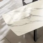 Extendable Barrel Table to 240 or 280 cm in Stratified HPL - Dialogo Viadurini