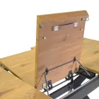 Extendable Table 180 cm in MDF Wood Effect with Embossed Grain - Foam Viadurini