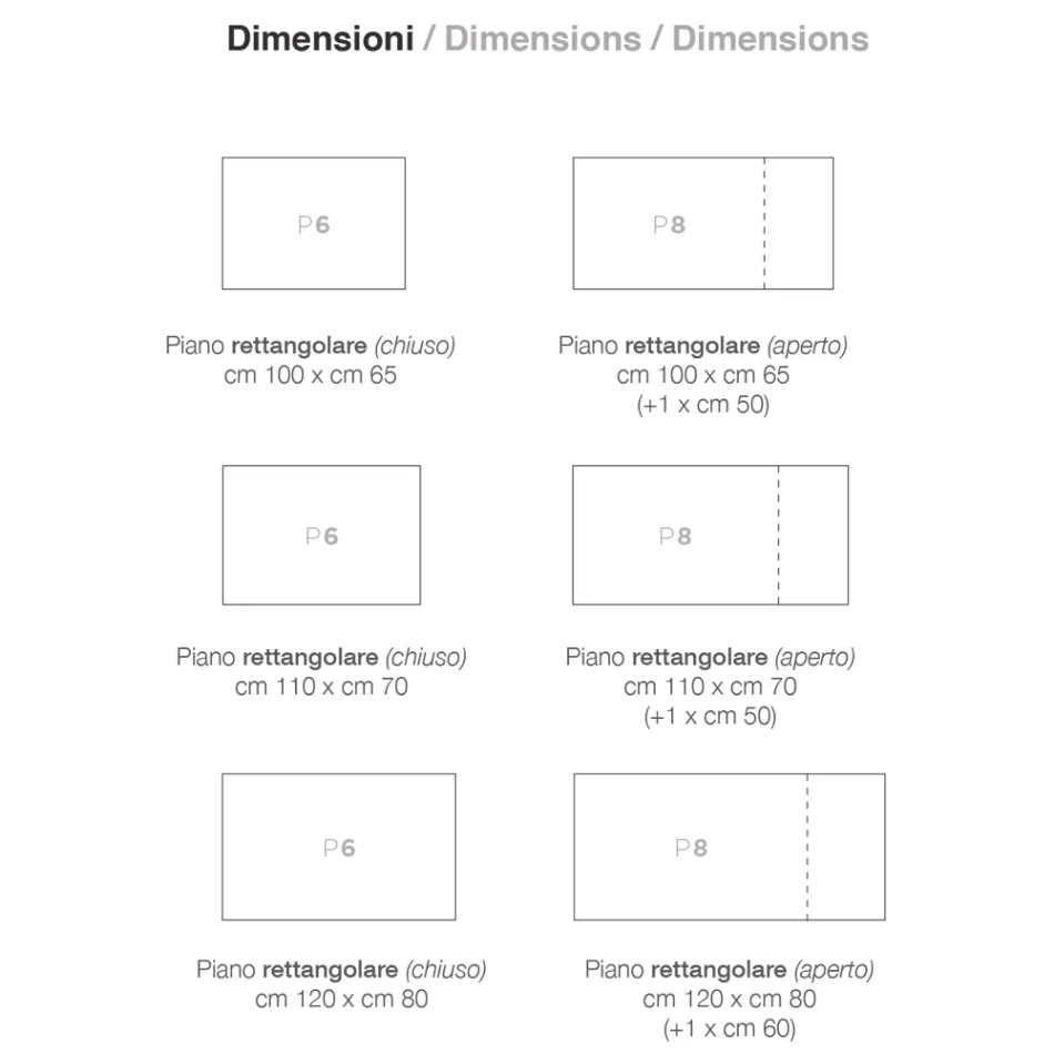 Extendable table to 180 cm in Anthracite Metal Made in Italy - Beatrise Viadurini